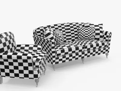  Duresta Collection Sofa and Armchair   3D model