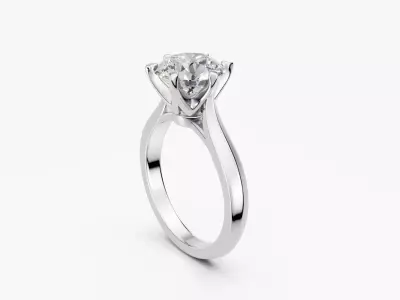 ZKR011 ENGAGEMENT RING 3D print model