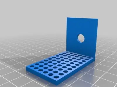 Unidirectional Low Wattage LED Circuit and Housing Free 3D print model