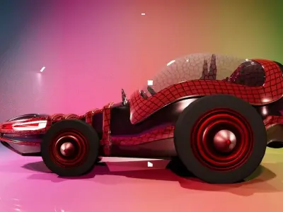  crash game magical car 3D model