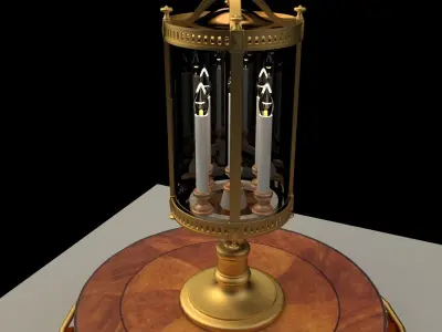 Chinese lantern 3D model 16