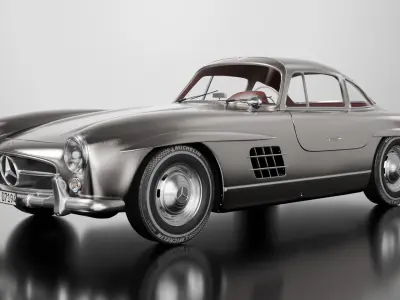 Mercedes-Benz 300 SL - Gullwing 3D model