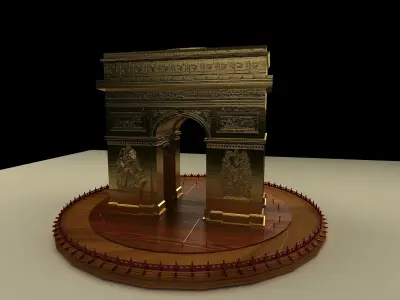 Arc de Triomphe  3D model