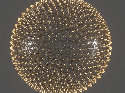 Moooi Raimond R163 Suspended Lamp 3D model