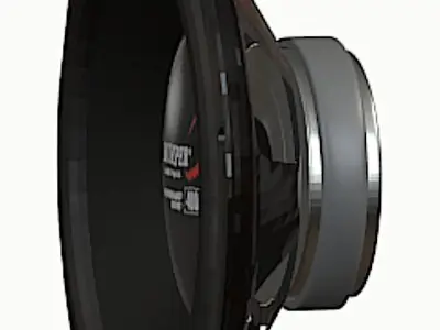 10in Bumper Pro Series Subwoofer Free low-poly 3D model