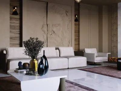 Interior - Livingroom - 020224 3D model