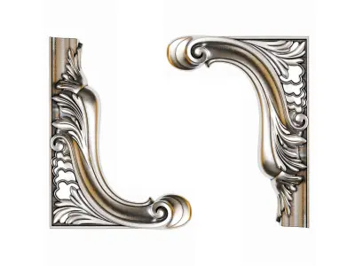 Classic corbel 03 3D model