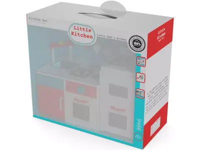 Cars and action games Play Kitchen Set 3D model