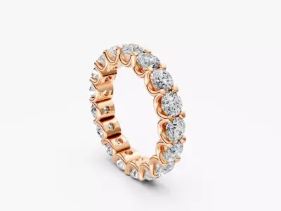 zjk r018 eternity ring 3D print model