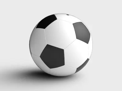 Soccer Ball M03 Low-poly 3D model