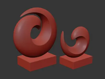Abstract Sculpture Harmony 3D model