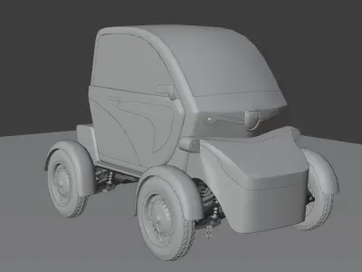 mini car 3D model
