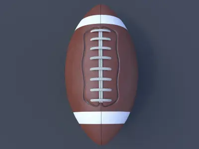 American Football 3D model