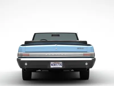 Pontiac GTO Convertible 1965 3D model