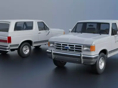 Bronco 1987 3D print model