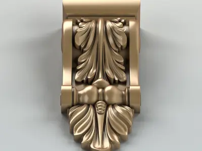 Corbel 001 3D model