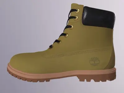 TIMBERLAND SHOES PBR Low-poly 3D model