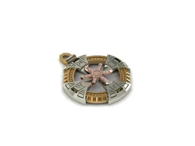 Compass pendant-DIJE BRUJULA REF BRU 004 3D model
