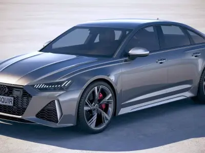 Audi RS6 Sedan 2020 3D model