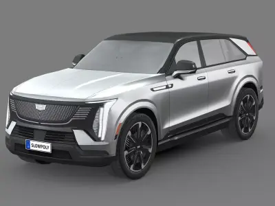 Cadillac Escalade IQ 2024 Low-poly 3D model
