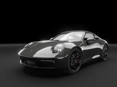 Porsche 911 carrera 3D model