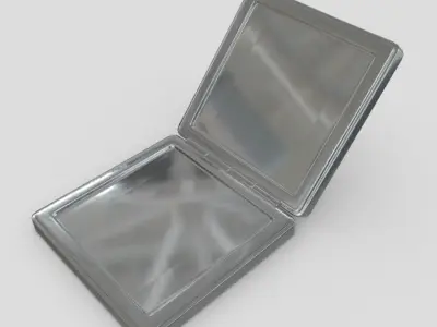 CC0 - Cosmetic Mirror 3 Free low-poly 3D model