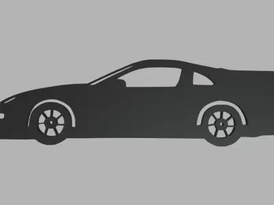 Nissan Fairlady Z 32 Veilside 1994 Key Ring 3D print model