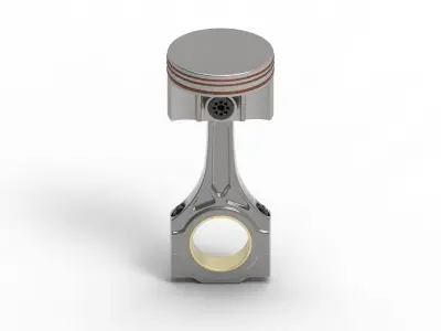 Engine Piston Assembly 3D print model