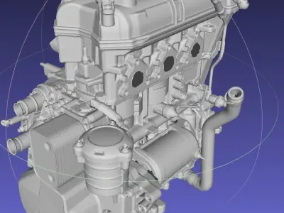 Rotax ACE 900 turbo 3D model