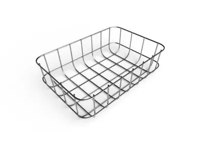 Wire Bin M01 Low-poly 3D model