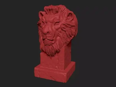 Gondwana Lion replica 3D print model