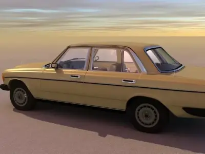 Mercedes 300D turbo diesel  3D model