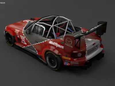 MX-5 NBFL Miata Super GT 3D model