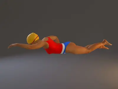 Swwimming Pool Female BCC 2130 005 3D model