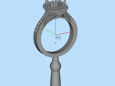 gold ring code 28 3D print model