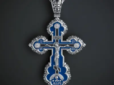 ORTHODOX CROSS 4 Printable Model 3D print model