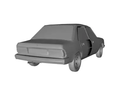 Peugeot Car 60s 3D model