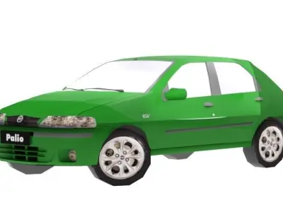 Fiat Palio  Low-poly 3D model