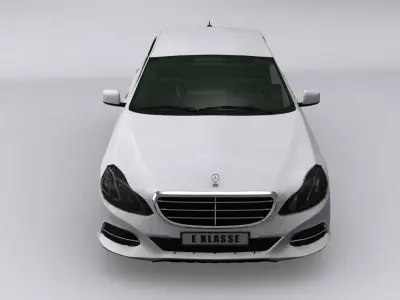 Mercedes E-Klasse Limousin 2013 Model Low-poly 3D model