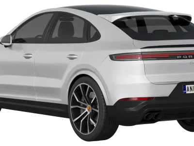 Porsche Cayenne E-Hybrid Coupe 2024 3D model