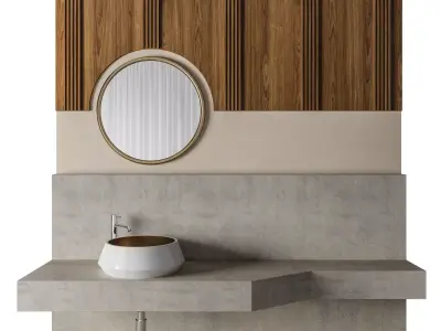 Luxury Bathroom 57 3D model