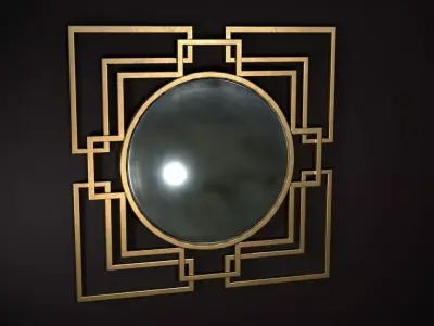 Art Deco Wall Furnishings - Pack 1 Low-poly 3D model