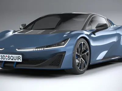 GAC AION Hyper SSR 2024 3D model