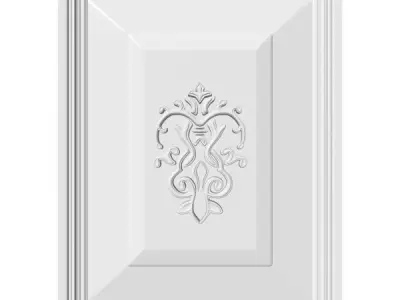 Decorative Wood Panel 3 3D model