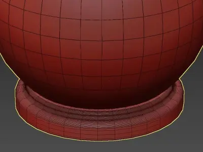 Decorative LED lights Nordic modern wood table lamp bedroom 3D model