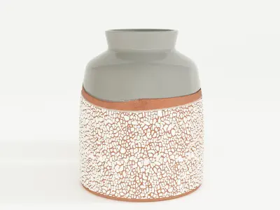 Elegant Decorative Vase 3D model