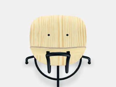 KULLABERG KULLABERG Swivel chair Low-poly 3D model