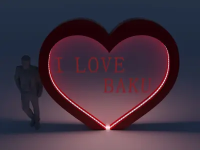 Heart Decor Free 3D model