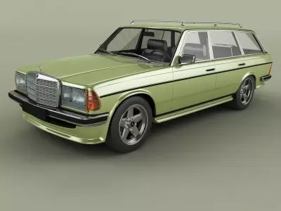 Mercedes-Benz W123 AMG WAgon 3D model