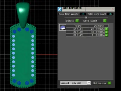 personalized name pendant 3D print model